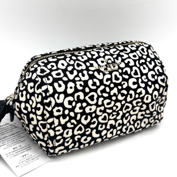 Kate Spade Chelsea Colorblock Medium Cosmetic Case Black Multi - Picture 1 of 7